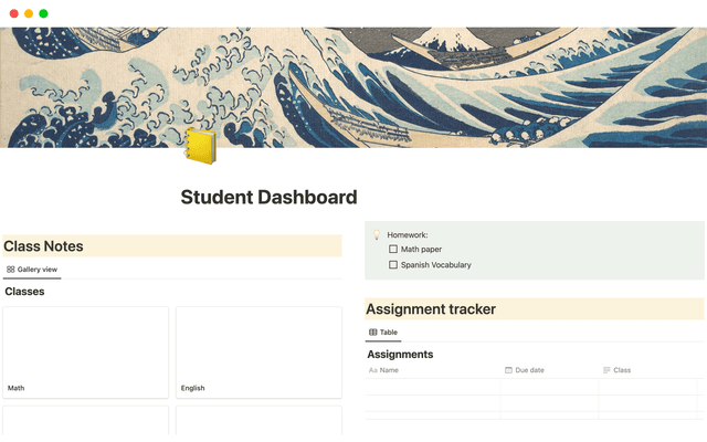 Student Dashboard