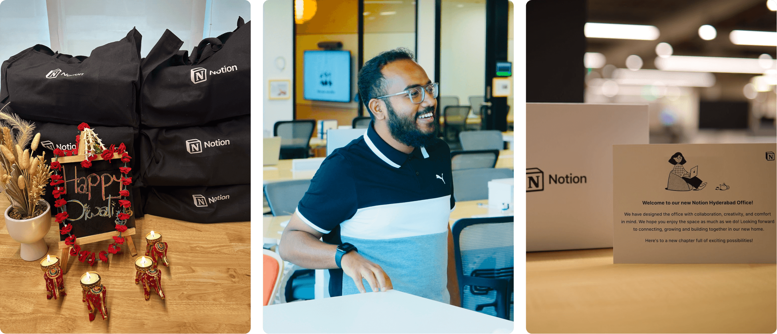 Mohammed with teammates